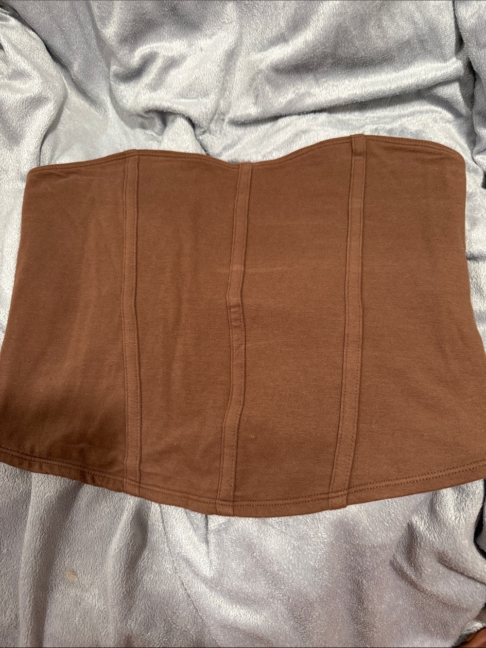 Hollister Chocolate Brown Strapless Mini Skirt